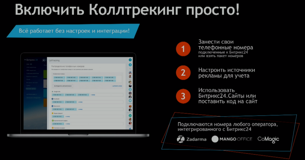 Битрикс24.Дубай –Колл-трекнг
