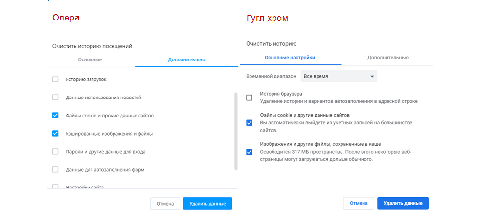 Битрикс24 не работает. Очистка кеша браузера и куки